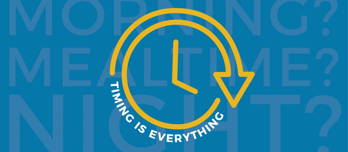 Timing is Everything clock graphic